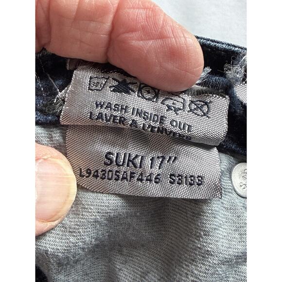 Silver Jeans Women’s Sz 29 Suki Slim Boot Embellished Stretch Medium Wash Denim - Picture 14 of 16